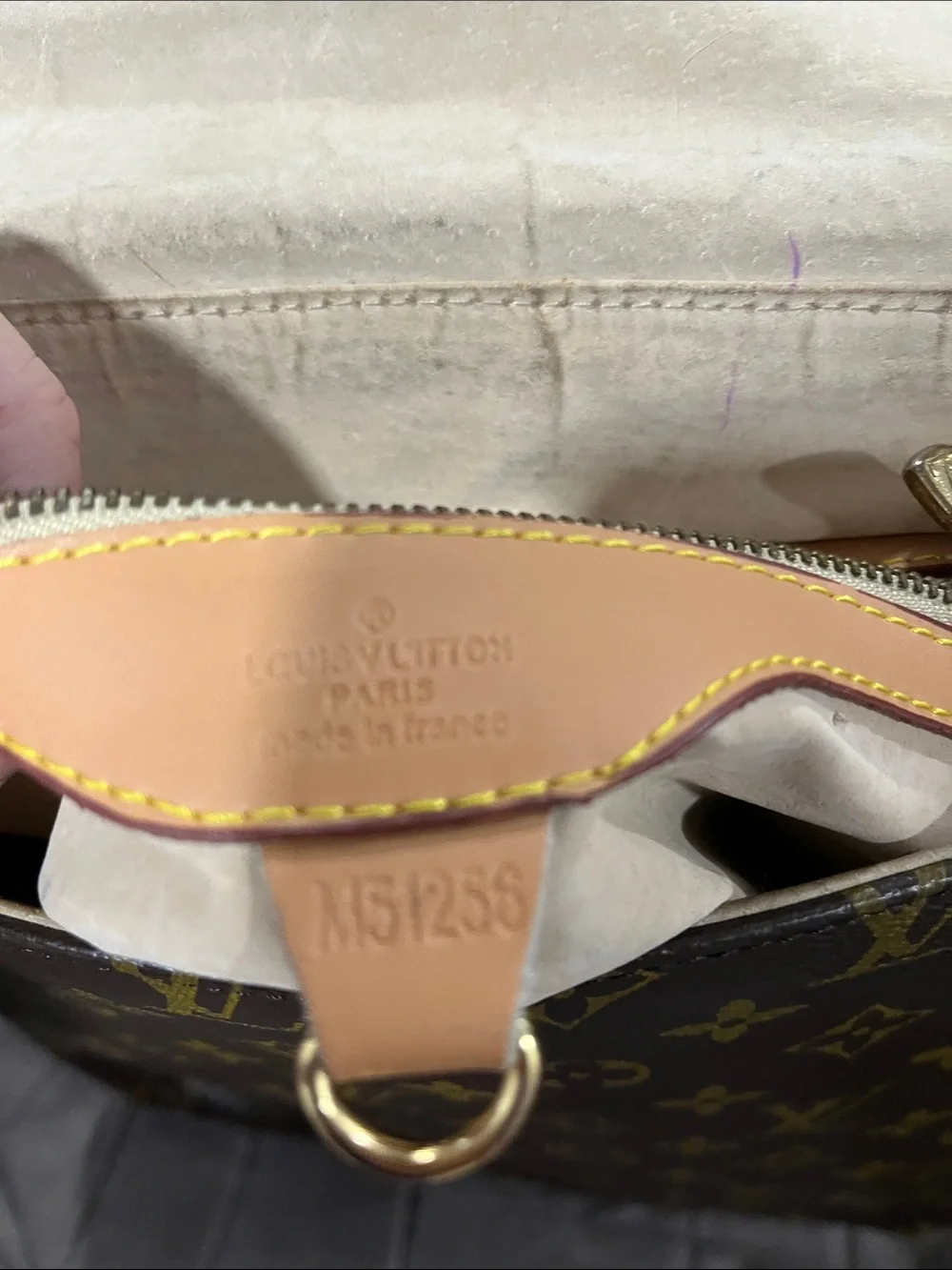 Louis Vuitton Monogram Canvas Messenger Bag in Brown and Gold